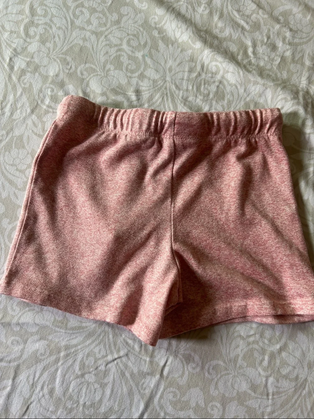 32 Degrees Girls' Heathered Pink Short Pajama Set